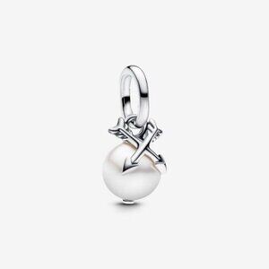 Pandora Pearl & Arrows Mini Dangle Charm